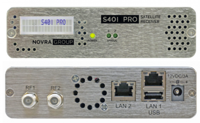 S401 PRO DVB-S/S2/S2X IP Receiver/Router